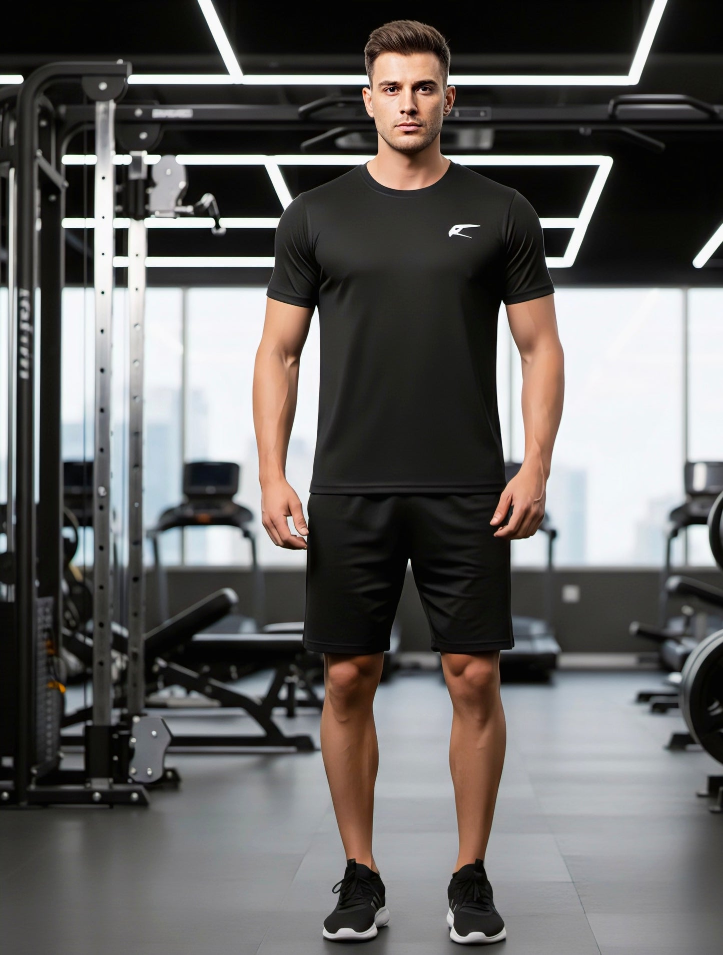 Sporty febric t-shirt.